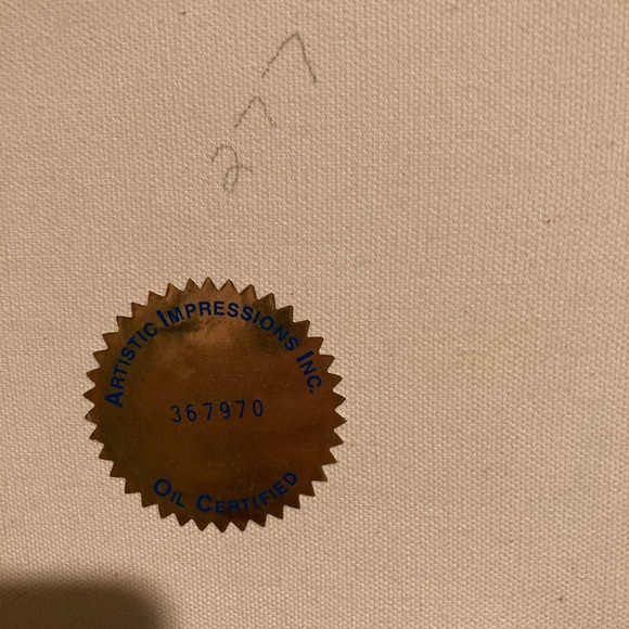 H. Hargrove Signed.(Nicolo Sturiano) Sand Lot Baseball Serigraph Oil Painting. - Picture 4 of 4